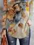 Plus size Fall Leaves Casual T-shirt