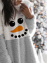 Christmas Snowman Loosen Dresses