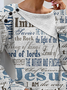 Plus size Jesus Christian Printed Shirts & Tops