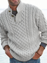 White Plain Casual Sweater