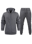Sports long-sleeved hooded casual suit