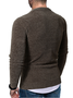 Men's Animal Graphic Design Crew Neck Casual Long Sleeve Sweater