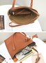 Casual Plain Tassel Shoulder Bag Messenger Bag 3 Pieces