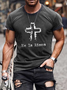 Casual Sports Cross 3D Digital Print T-Shirt