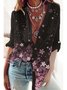 Floral Loosen Casual Shirts & Tops