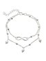 Alloy Pearl Anklet