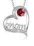 Mother's Day Alloy Rhinestone Necklace