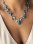 Boho Turquoise Necklace