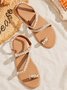 Women Boho Handmade Pearl Beach Sandals  Bridal Shoes