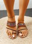 Ethnic Upper Lightweight Thong Sandals Slippers
