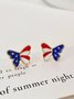 Independence Day American Flag Earrings