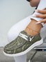 Lightweight Breathable Camouflage Lace Up Canvas Shoes Casual Shoes