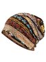 National Pattern Baotou Cap Two Usages Scarf/Hat No Pilling