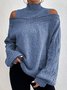 Casual Loose Tunic Sweater Knit Jumper