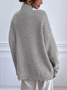 Loose Casual Half Turtleneck Sweater