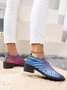 Ombre Printing Mesh Fabric Casual Shoes