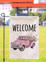 12 x 18 Double Sided Printed Burlap Hello Spring Welcome Garden Flag Yard Flag Holiday Outdoor Decor Flag