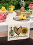 13*72 Table Cloth Peace Love Sunshine Table Tarps Party Decorations