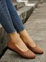 Rhinestone Casual Flat Shoes