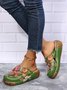 Vintage Floral Mules Clog Shoes