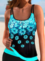 Floral Vacation Scoop Neck Tankini set