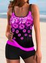 Floral Vacation Scoop Neck Tankini set