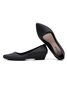 Casual Plain Wearable Slip On Low Heel Shallow Shoes