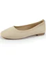 Casual Plain Breathable Slip On Flat Heel Shallow Shoes