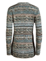 Women Yarn/Wool Yarn Striped Long Sleeve Comfy Boho Cardigan