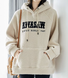 Casual Hoodie Text Letters Hoodie Embroidery