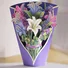 3D Pop Up Birthday Cards Paper Flowers Bouquet Greeting Cards