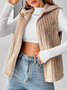 Women's Plain Fleece Loose Vest