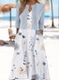 Wrap Loose Floral Elegant Two-Piece Set