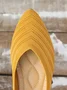 Casual Plain Slip On Flat Heel Shallow Shoes