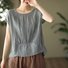 Crew Neck Short Sleeve Plain Regular Loose Shirt For Women