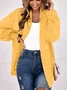 Women's Plain Regular Loose Jacket