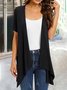 Women's Plain Regular Loose Kimono