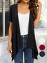 Women's Plain Regular Loose Kimono