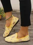 Casual Plain Slip On Flat Heel Shallow Shoes