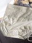 Satin Seamless High Waisted lace Underwear