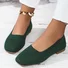 Casual Plain Slip On Flat Heel Shallow Shoes