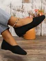 Casual Plain Slip On Flat Heel Shallow Shoes