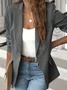 Women's Plain Regular Loose Blazer