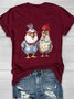 Casual Turkey Crew Neck Short Sleeve T-shirt