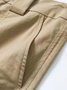 Women Casual Cotton Plain Loose Long Pants