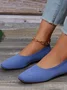 Women's Ballet Flat Dressy Casual Knit Shoes Women Mesh Flats