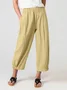 Casual Plain Long Pant