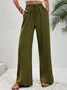 Casual Plain Long Pant