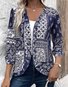 Women's Ethnic Buckle Regular Regular Fit Blazer