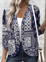 Women's Ethnic Buckle Regular Regular Fit Blazer